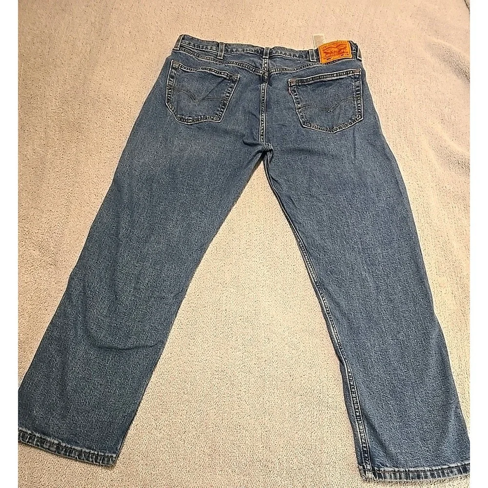 Levi's‎ 505 Jeans Mens 38x30 Blue Y2K Medium Wash Denim Straight Leg 90's